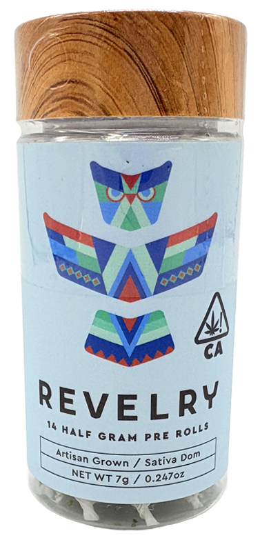 Photograph of product: Revelry | Tahoe Blue | 14PK 7G Preroll