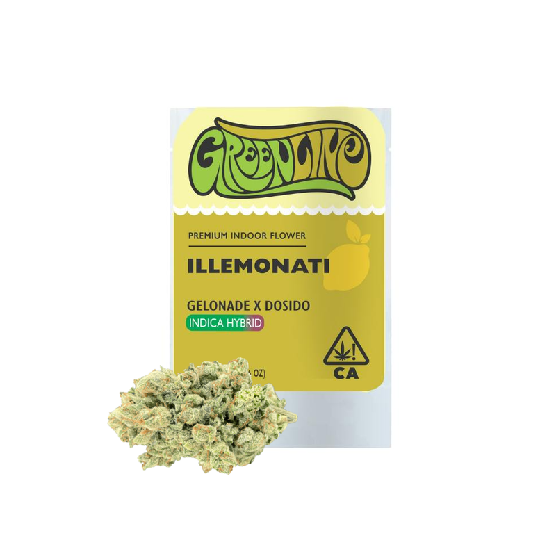 Photograph of product: Greenline - Lemon Cherry Gelato - Indoor - 1.8g