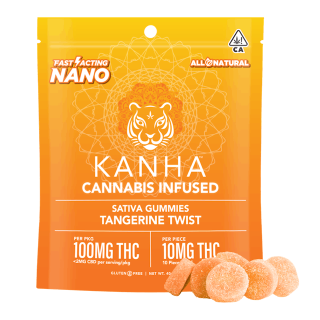 Photograph of product: Tangerine Twist - Nano 100mg - 