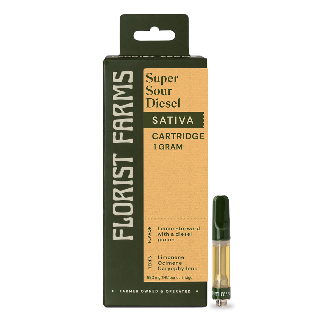 Photograph of product: Florist Farms - Super Sour Diesel - Vape Cartridge