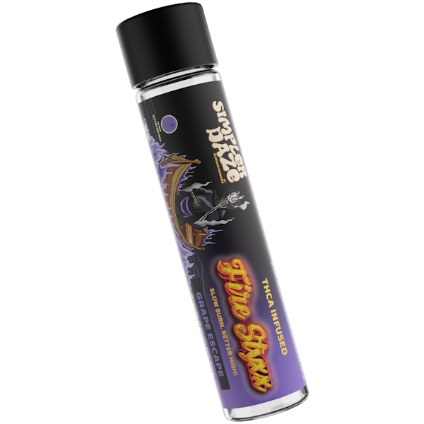 Photograph of product: Fire Styxx I Infused Pre-roll I Grape Escape (H)