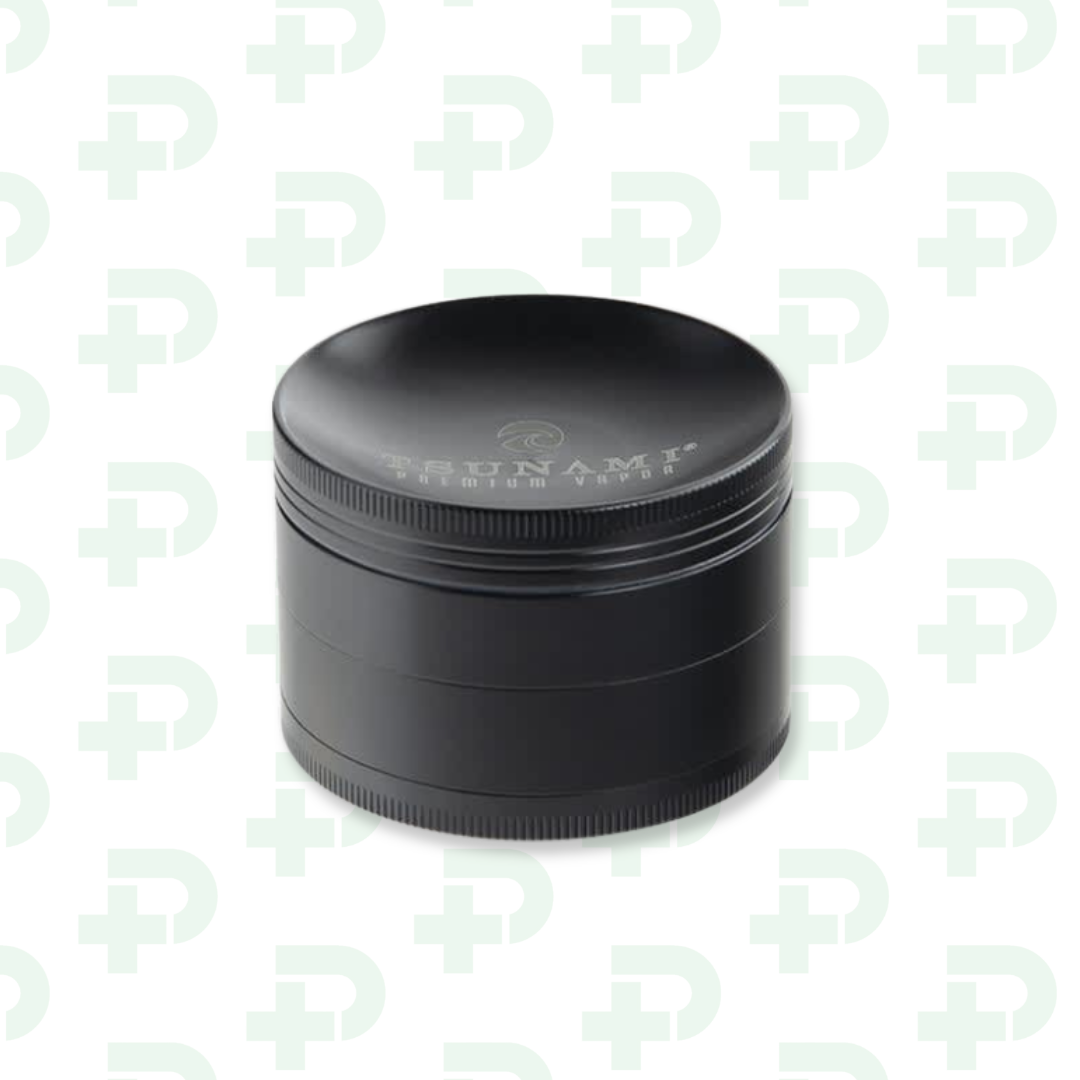 Photograph of product: Tsunami Sunken - 4-Piece Grinder - Black