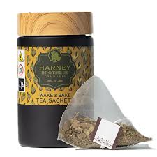 Photograph of product: Harney Brothers | Wake & Bake Yaupon Mint | 25MG 5PK Tea Sachets