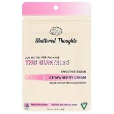Photograph of product: Shattered Thoughts - Strawberry Cream - Gummy - 200mg