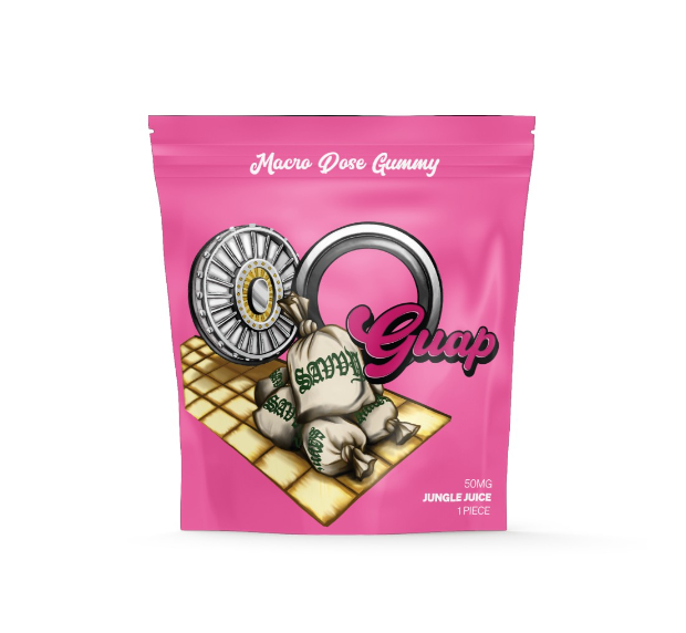 Photograph of product: Savvy Guap Gummy - Jungle Juice - 1pc/50mg