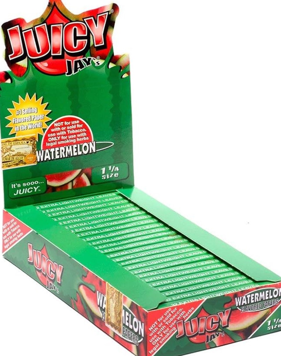 Photograph of product: Juicy Jays Watermelon Rolling Paper 1 1/4