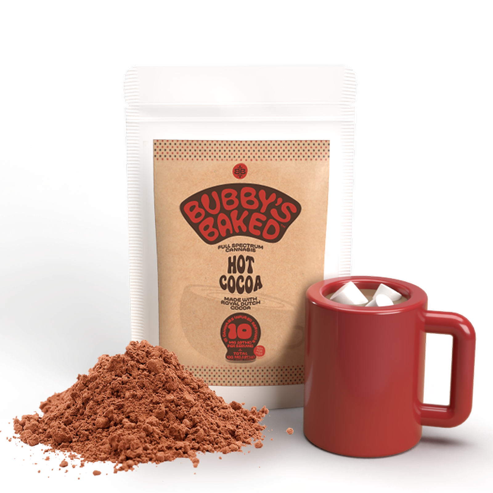 Photograph of product: Bubby's Baked Hot Chocolate (H) Drink Mix 10mg 10pk