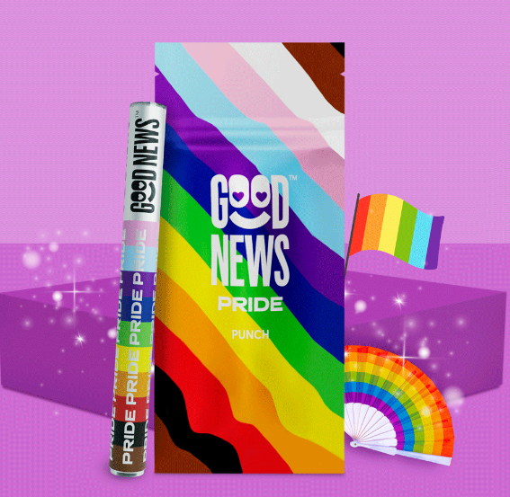 Photograph of product: Good News Pride (H) Disposable 0.3g