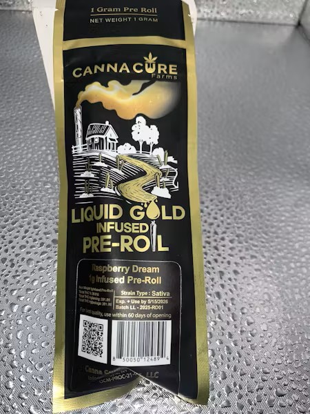 Photograph of product: Canna Cure Farms - Raspberry Dream - Single Infused Joint