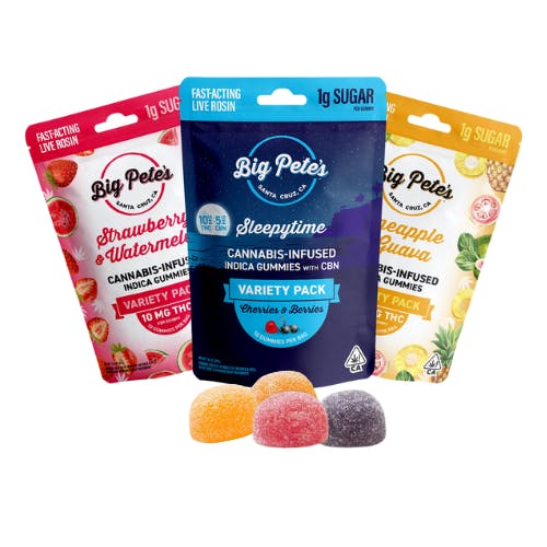 Photograph of product: Big Pete's Gummies - (S) Pineapple & Guava