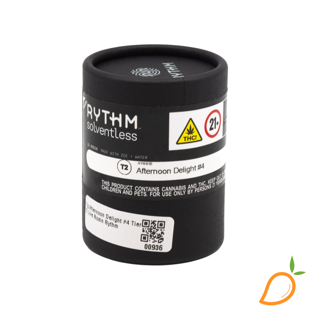 Photograph of product: 1g Afternoon Delight #4 Tier 2 Live Rosin Rythm