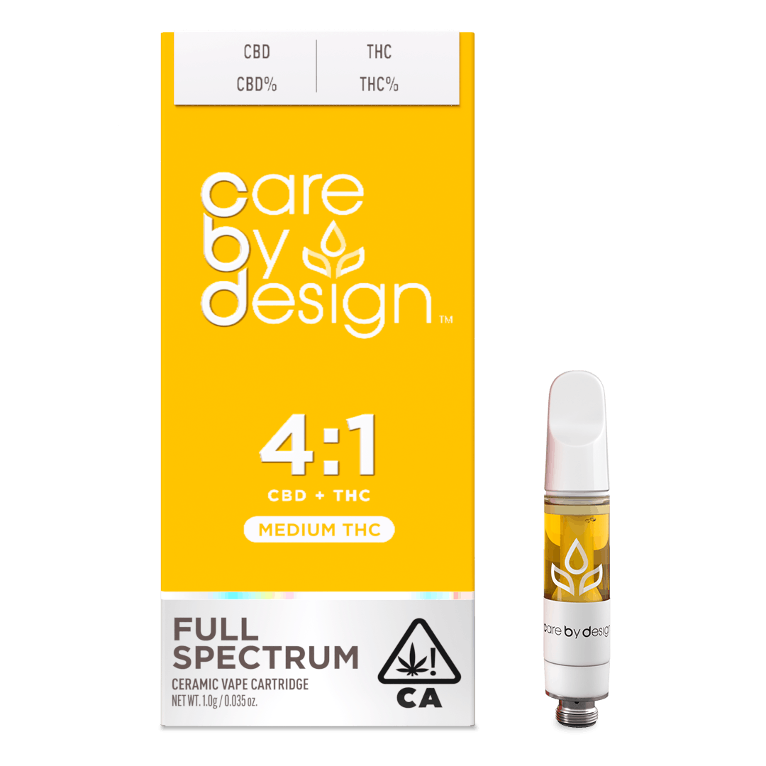 Photograph of product: Care By Design | 4:1 | Full Spectrum Vape Cartridge | 1g