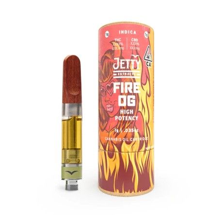 Photograph of product: Jetty Cartridge Fire OG 1g - 