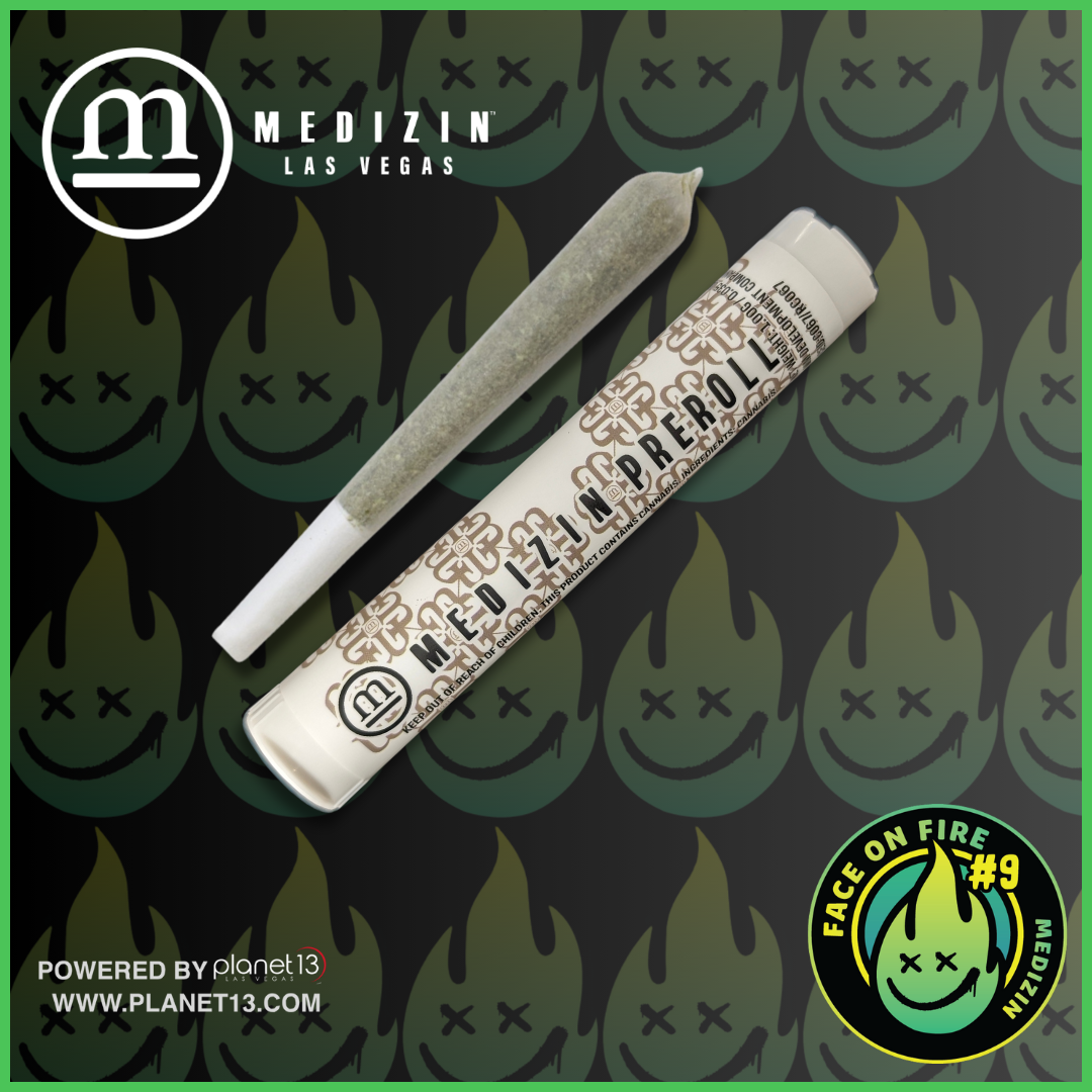 Photograph of product: Face on Fire #9 1g Preroll