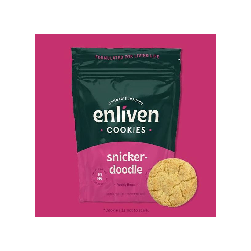 Photograph of product: Baked Good | Enliven | Snickerdoodle Cookies [4pk]