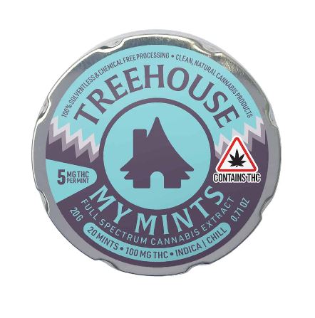 Photograph of product: TreeHouse Oui'd  Mints 100mg