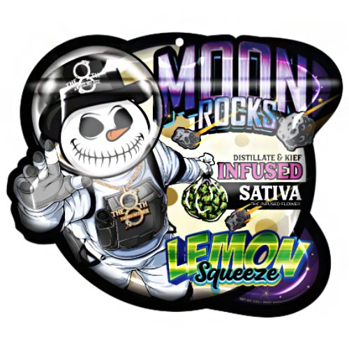 Photograph of product: The 8th by White Boy Rick Lemon Squeeze Moon Rocks Pre-Packed 3.5g