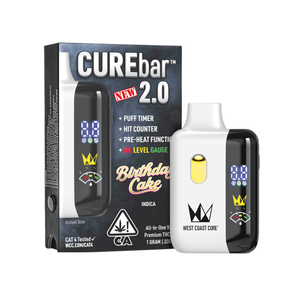 Photograph of product: BIRTHDAY CAKE 1G CUREBAR 2.0 ALL IN ONE