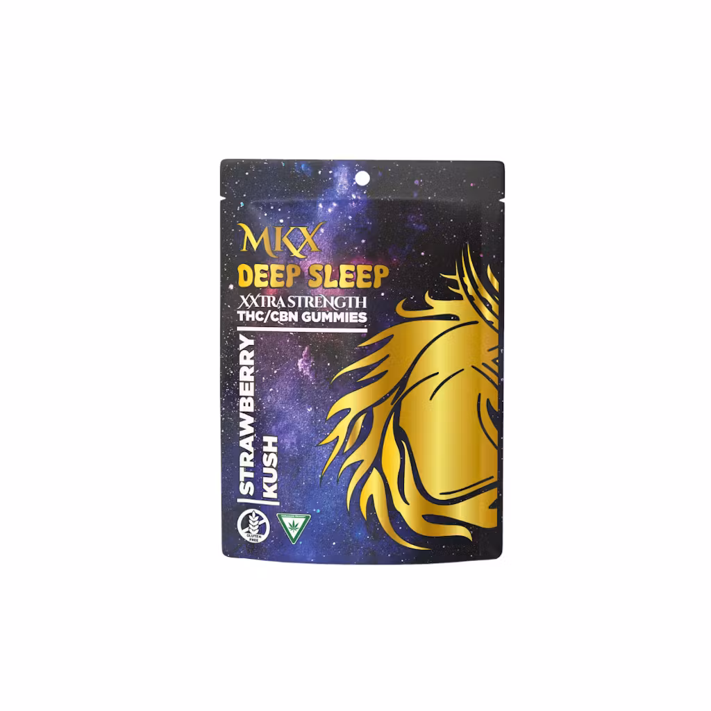 Photograph of product: MKX - 200mg Deep Sleep Gummies - Strawberry
