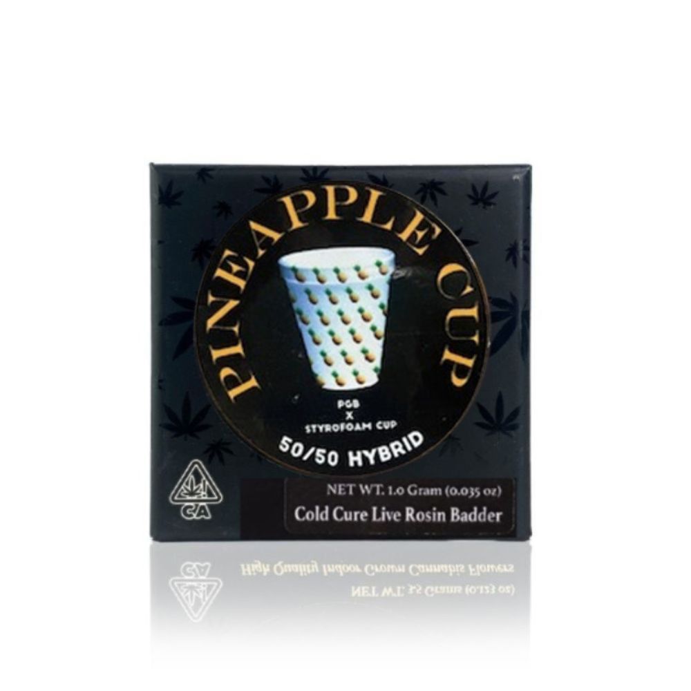 Photograph of product: PINEAPPLE CUP COLD CURE LIVE ROSIN 1G - TEAM ELITE GENETICS