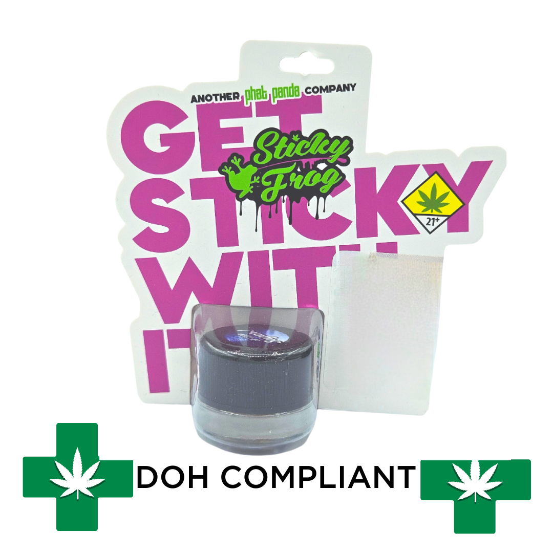 Photograph of product: DOH | Raspberry Zkittlez Sugar Wax | 1g