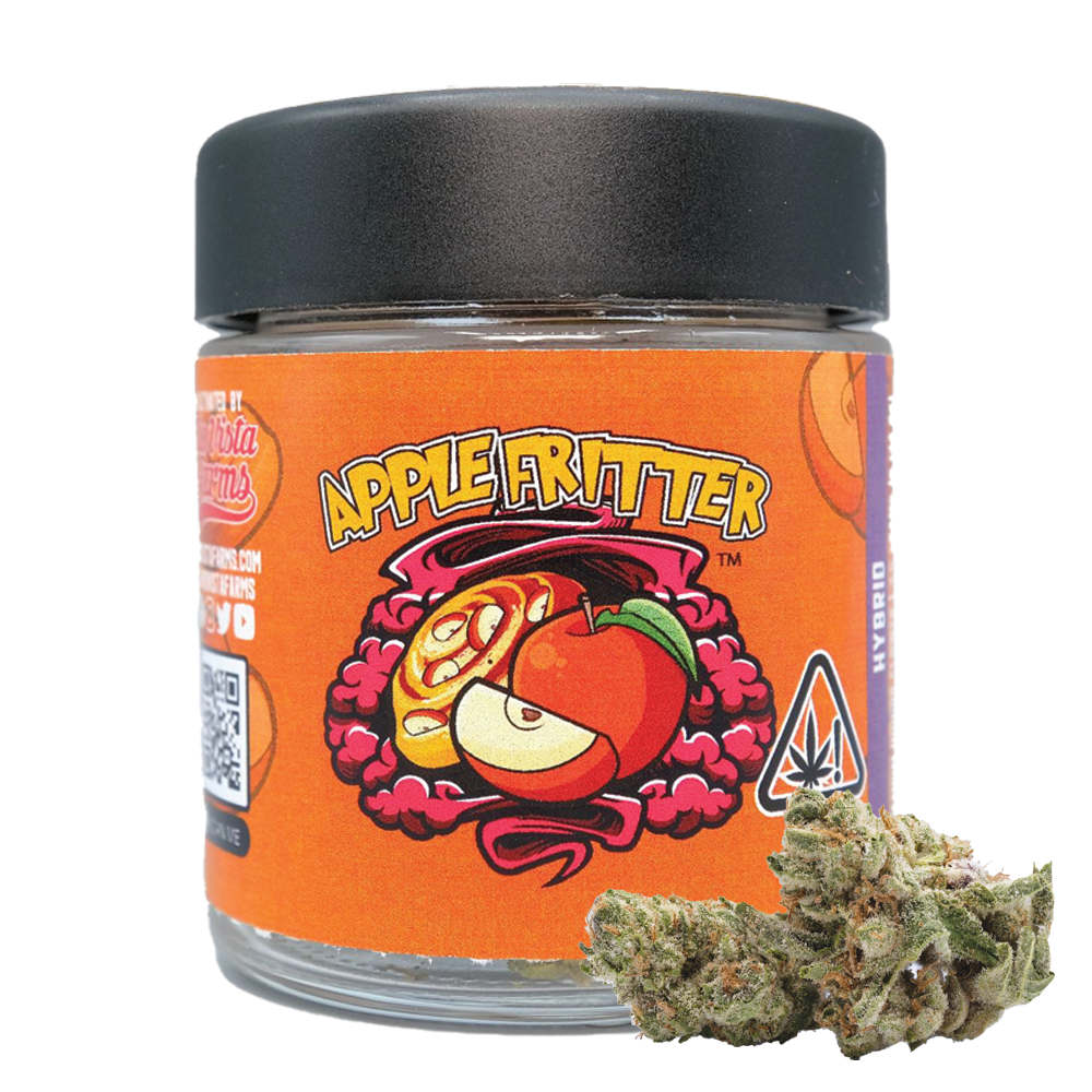 Photograph of product: Apple Fritter 3.5g Jar - Rio Vista Farms