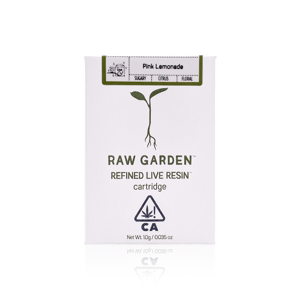 Photograph of product: RAW GARDEN - Vape Pen - Pink Lemonade - 1G