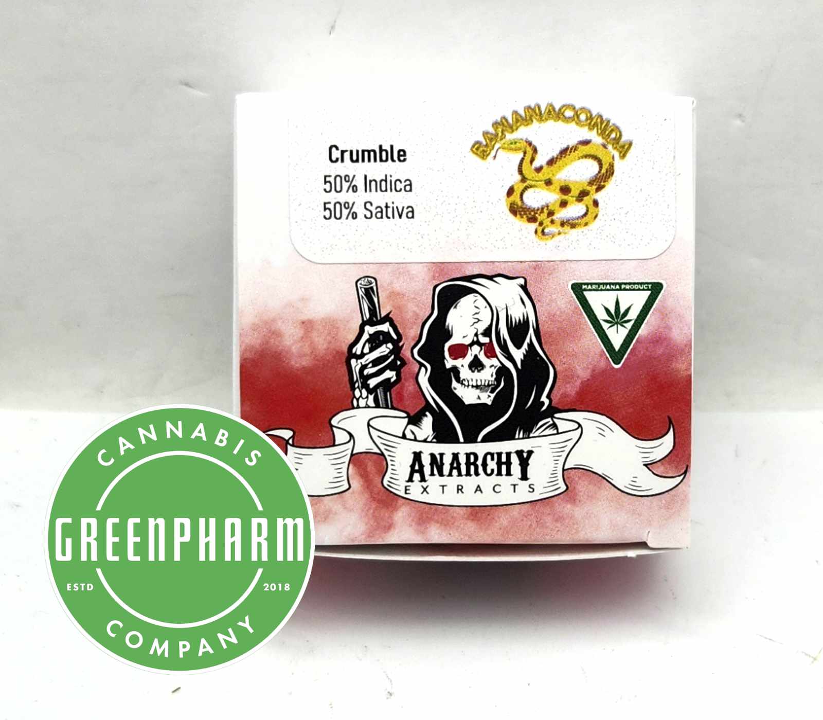 Photograph of product: Concentrate | Anarchy | Jealousy  Crumble