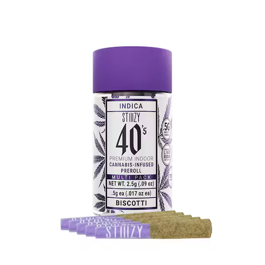 Photograph of product: 40's Biscotti Infused Preroll 4pk