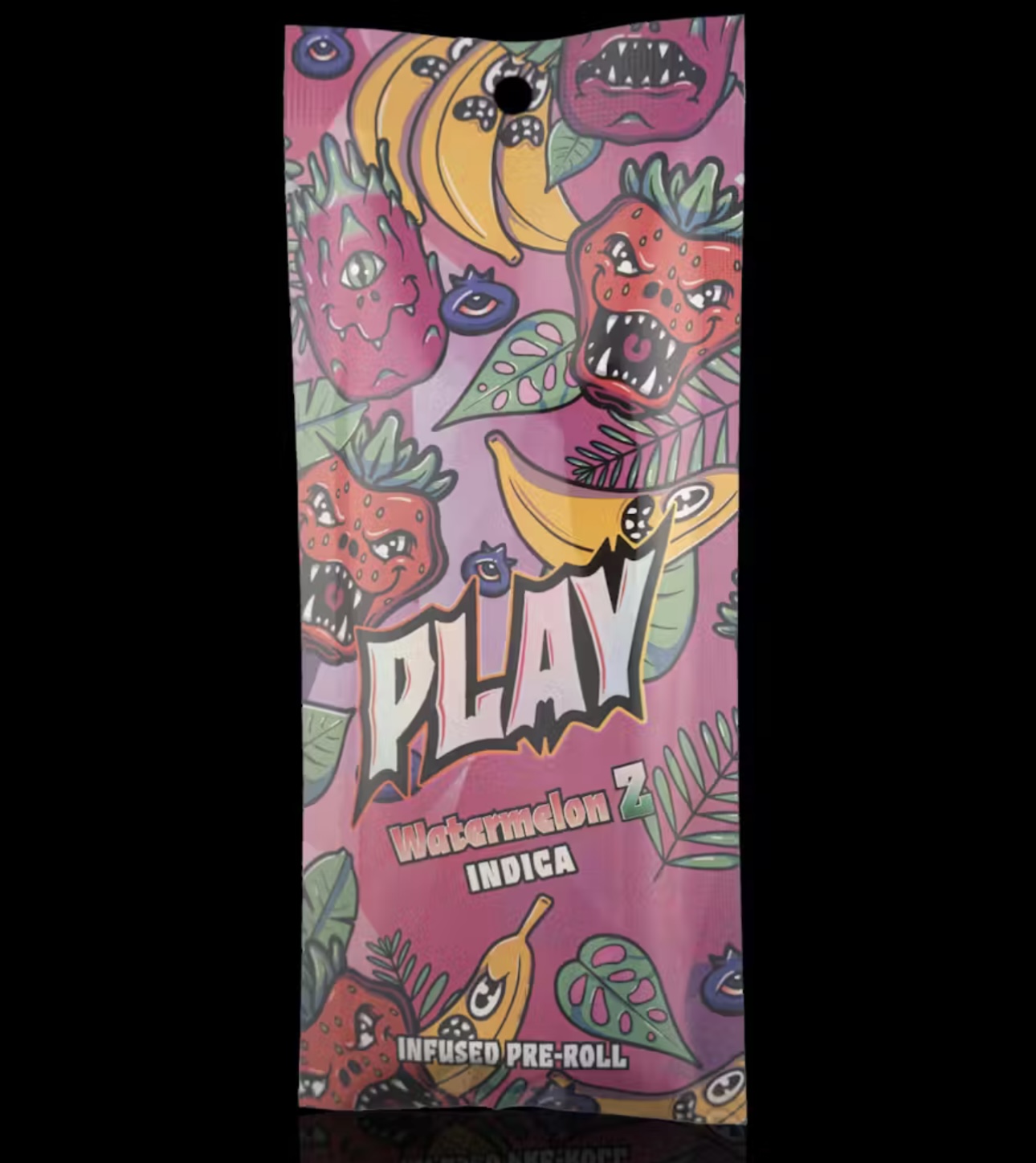 Photograph of product: AU Play: Watermelon Zkittles Infused Preroll (I)