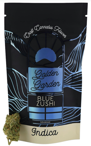 Photograph of product: Golden Garden | Blue Zushi | Indoor Flower - 3.5g
