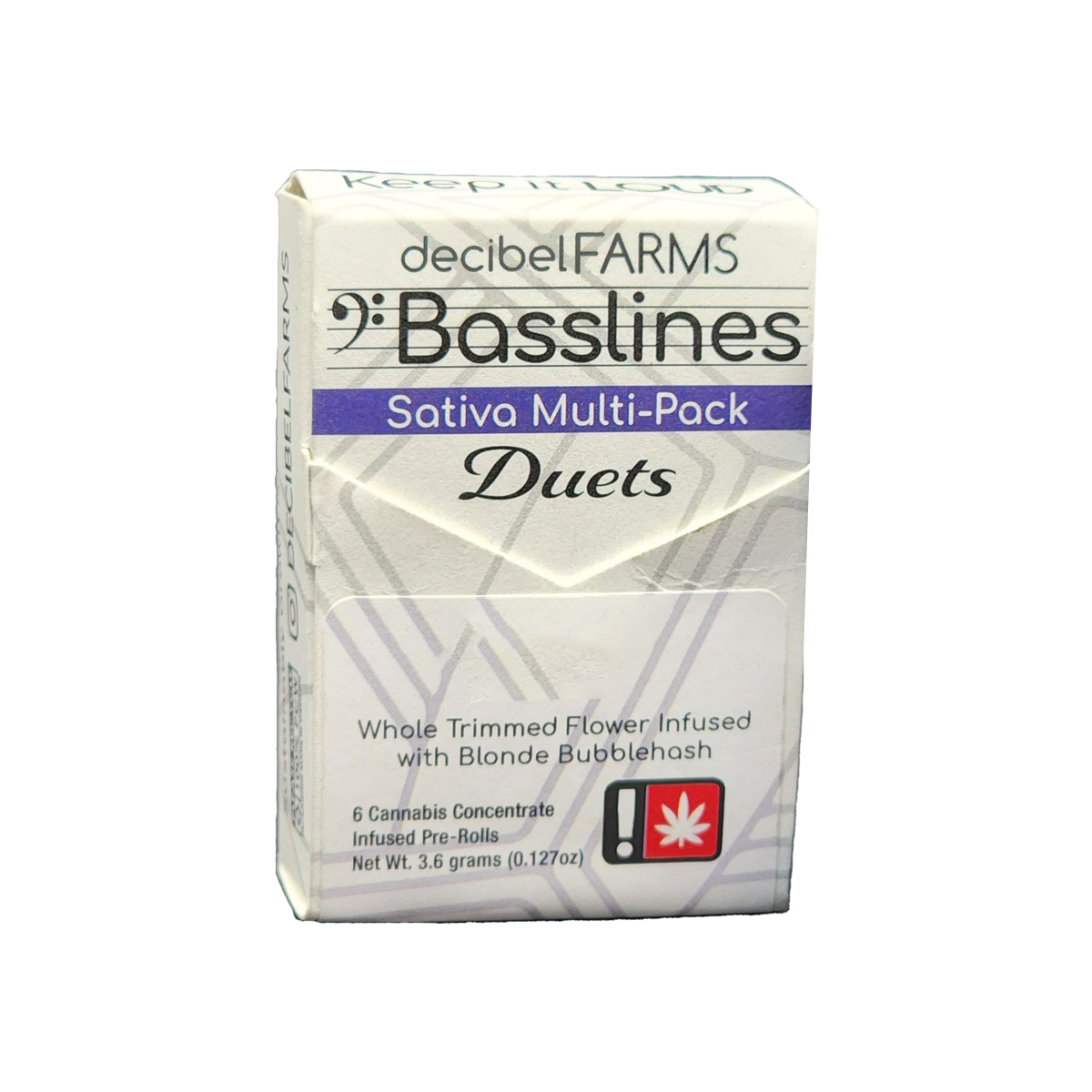 Photograph of product: Infused Pre-Roll Pack | Cafe Durban #18/White Sands #10 | 6 x 0.5g