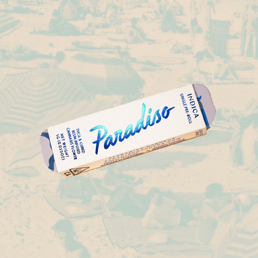 Photograph of product: Black Mamba [I] Infused Pre-Roll | Paradiso Gardens