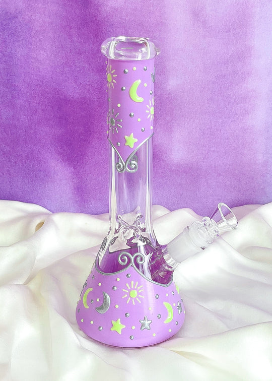 Photograph of product: Canna Style | 10" Celestial Bong | Lavender