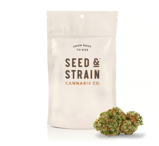 Photograph of product: SEED & STRAIN BOSSCOTTI POPCORN 14G