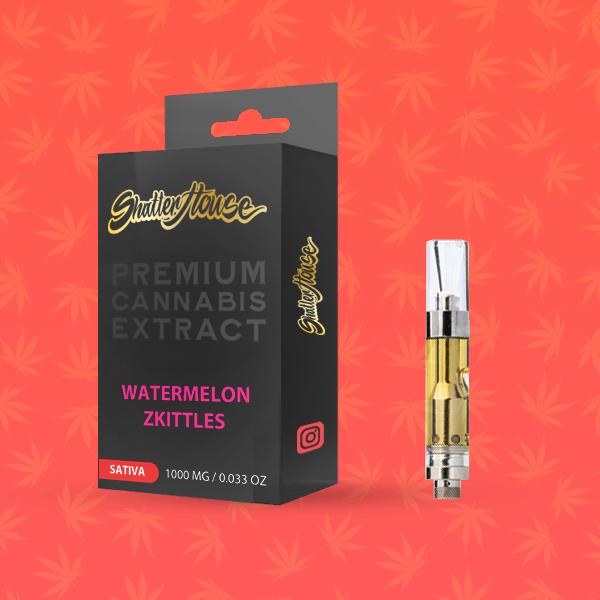 Photograph of product: Shatter House - 1g Cart - Watermelon Zkittles