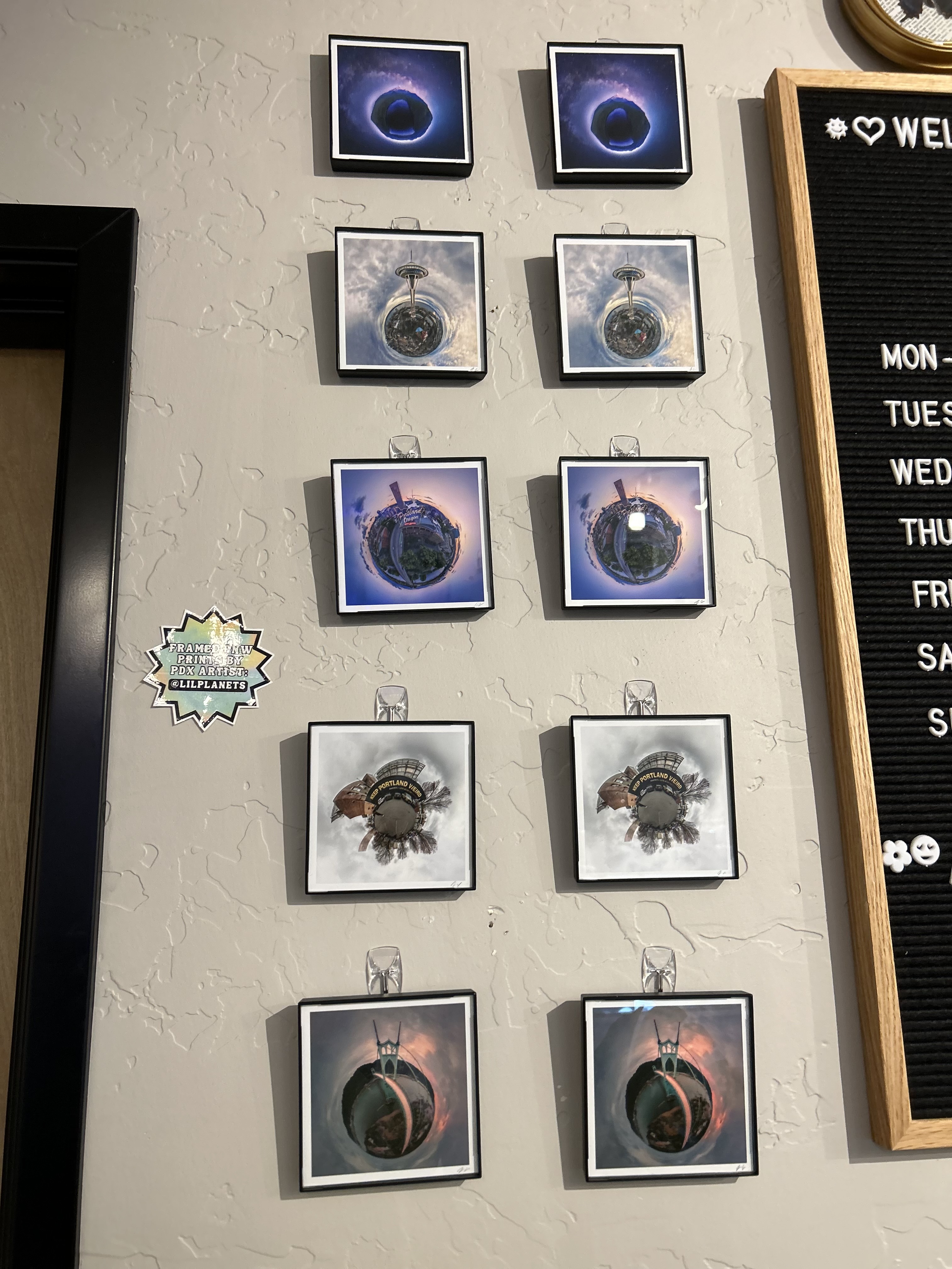 Photograph of product: Framed @lilplanets Mini Prints