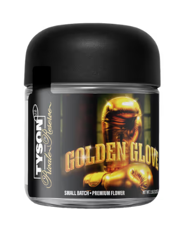 Photograph of product: TYSON 2.0 | FLOWER | GOLDEN GLOVE JAR - 3.5g