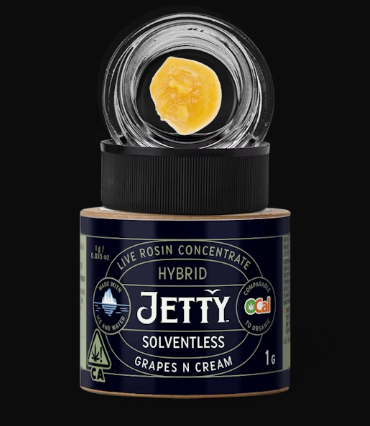 Photograph of product: | Grapes And Cream Live Rosin | Jetty