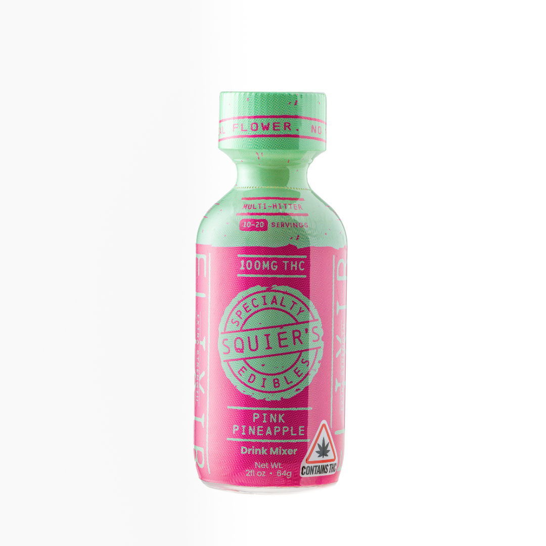 Photograph of product: Squier's | Pink Pineapple | 100mg Elixir