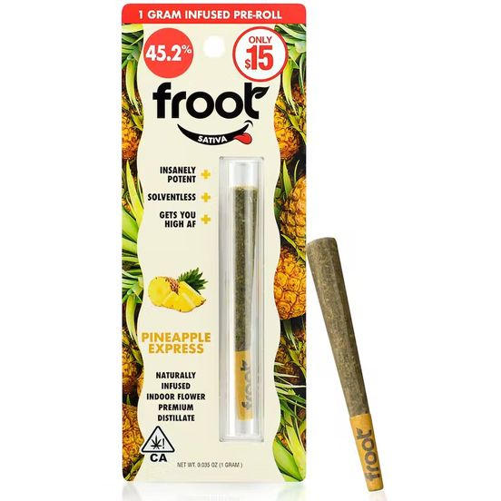 Photograph of product: Pineapple Express Infused Pre-roll - 