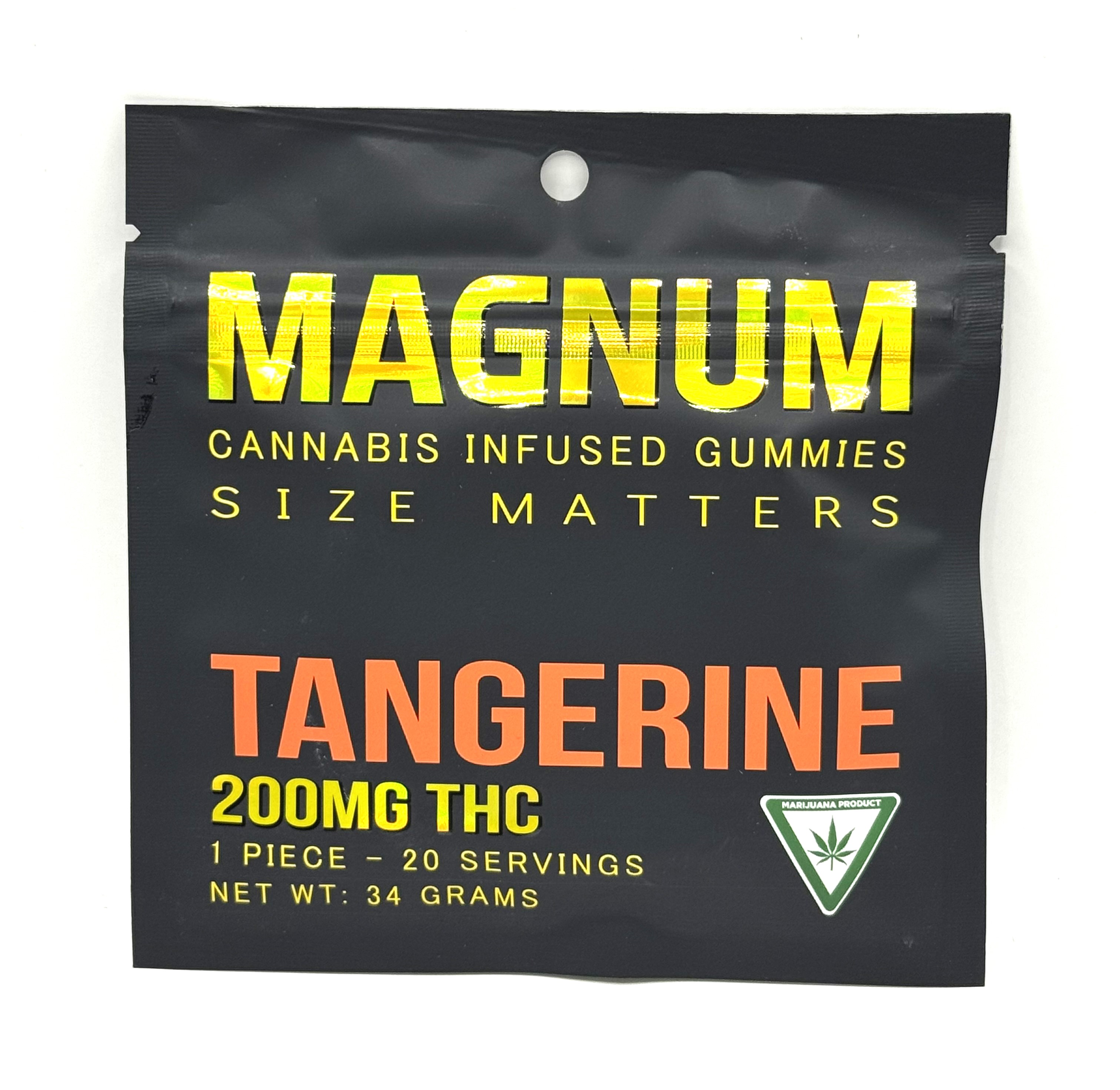 Photograph of product: Magnum | Tangerine | 200mg Gummies