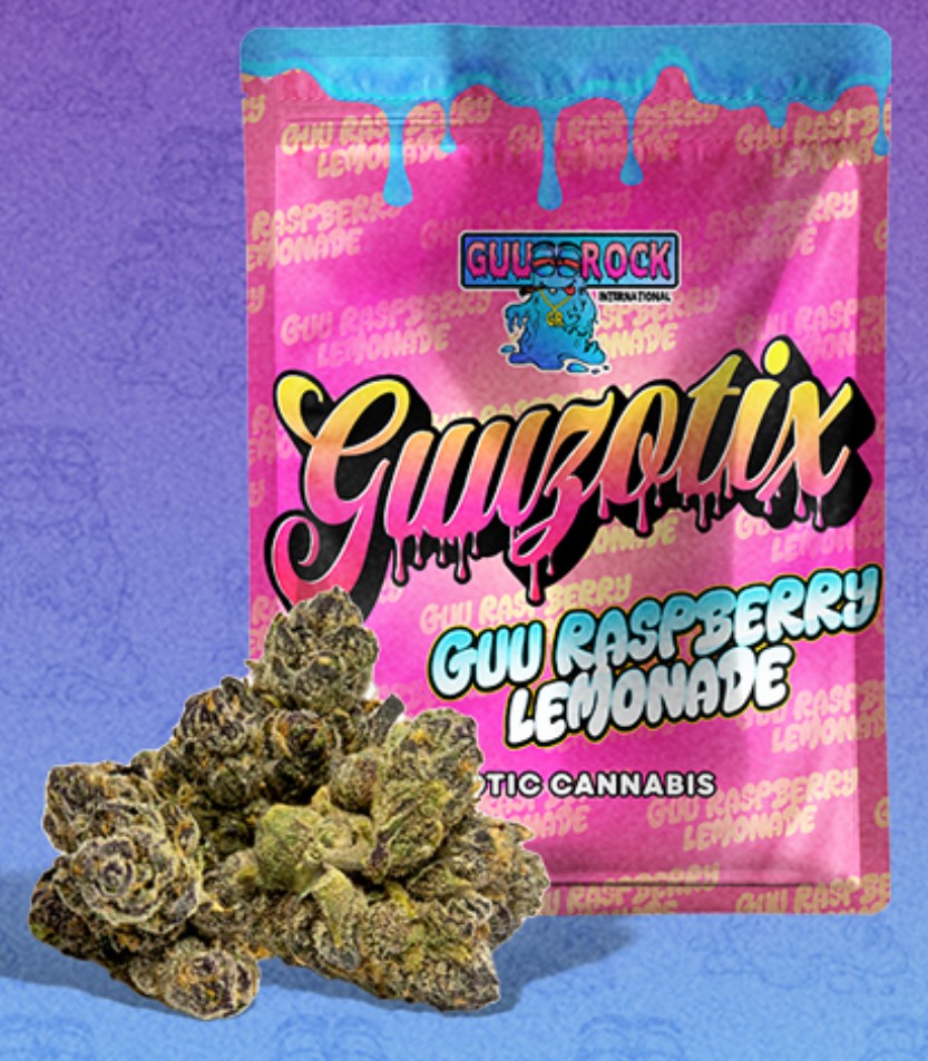 Photograph of product: Guuzotix- Guu Raspberry Lemonade - 3.5g