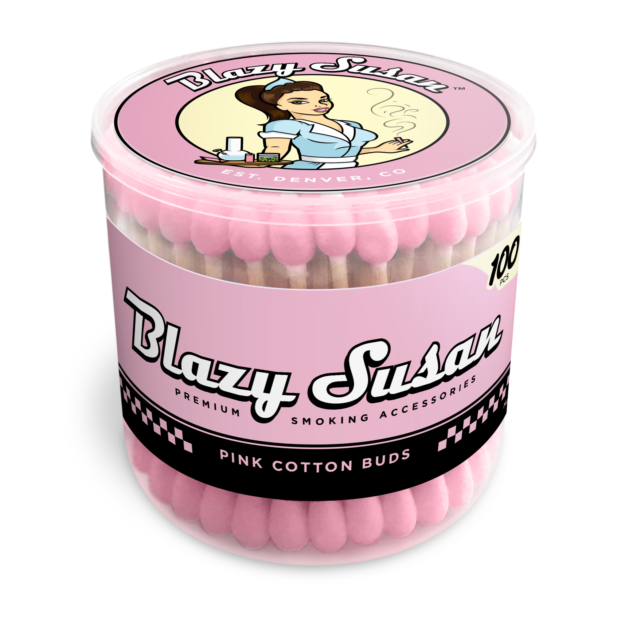 Photograph of product: SSV | Blazy Susan | Pink Cotton Buds