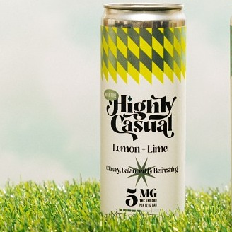 Photograph of product: High Five Seltzer 5mg (1:1)- Lemon Lime