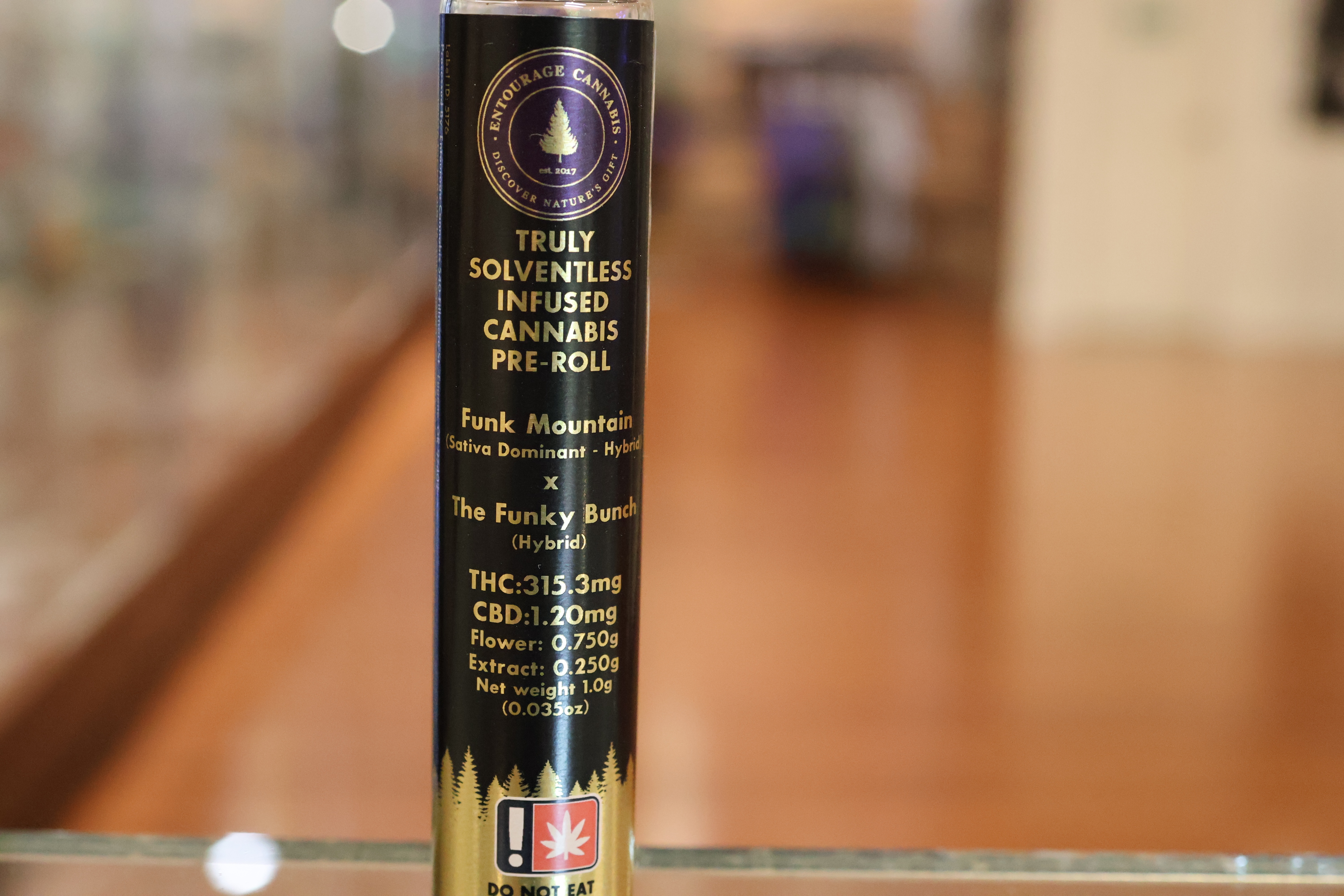 Photograph of product: Funk Mountain x The Funky Bunch Live Rosin Infused Joint