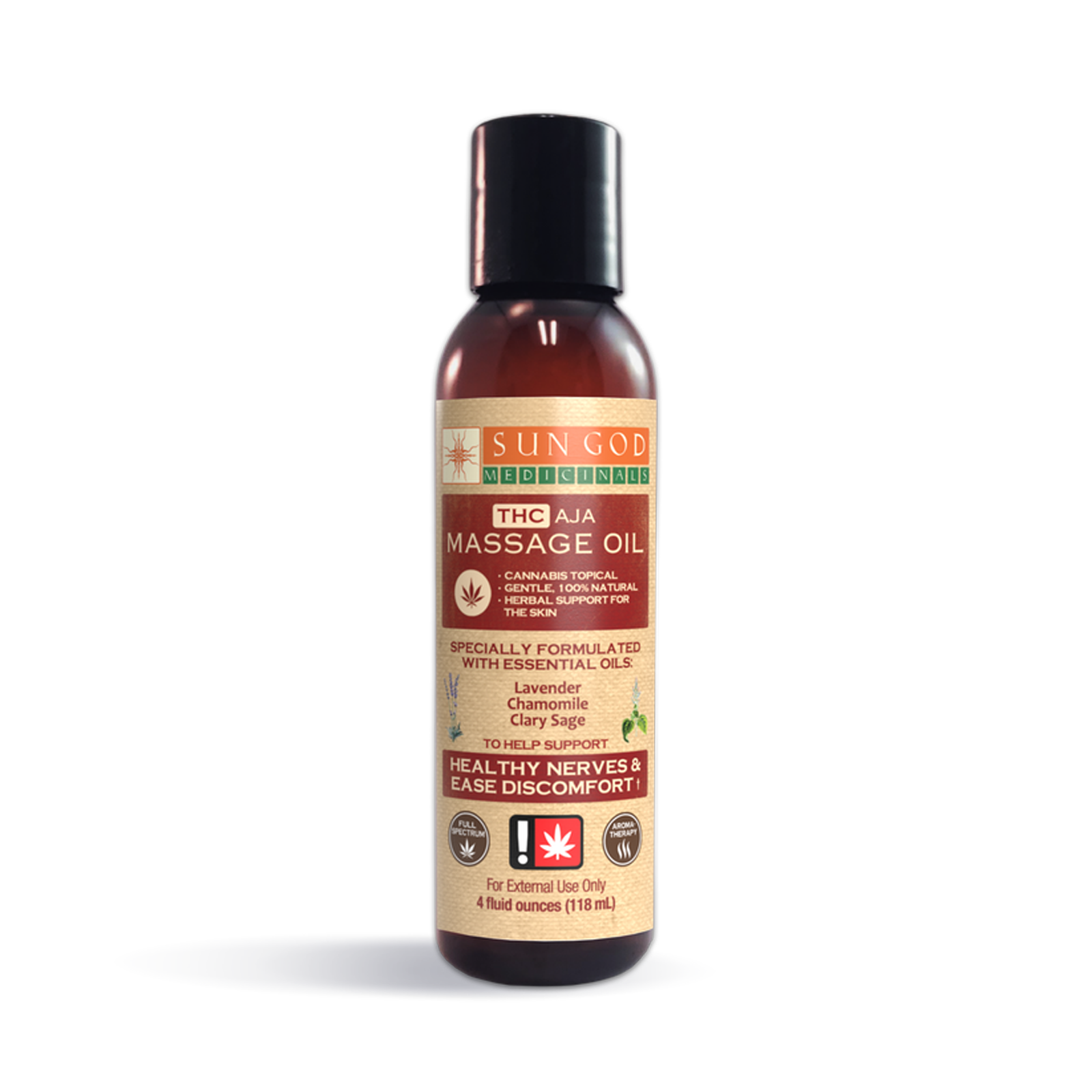 Photograph of product: Aja Body Relief Massage Oil