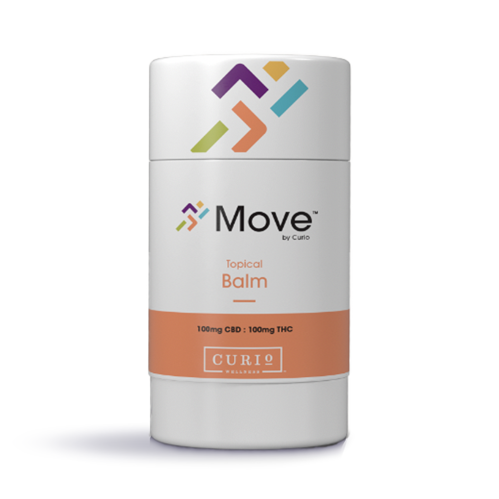 Photograph of product: Move by Curio 1:1 Topical Balm [100mg CBD | 100mg TH-oui]