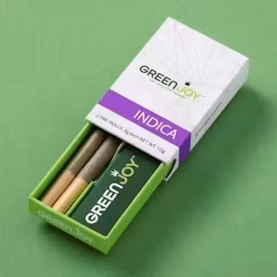 Photograph of product: Green Joy - Bread and Butter - 1g Pre-Roll 2pk