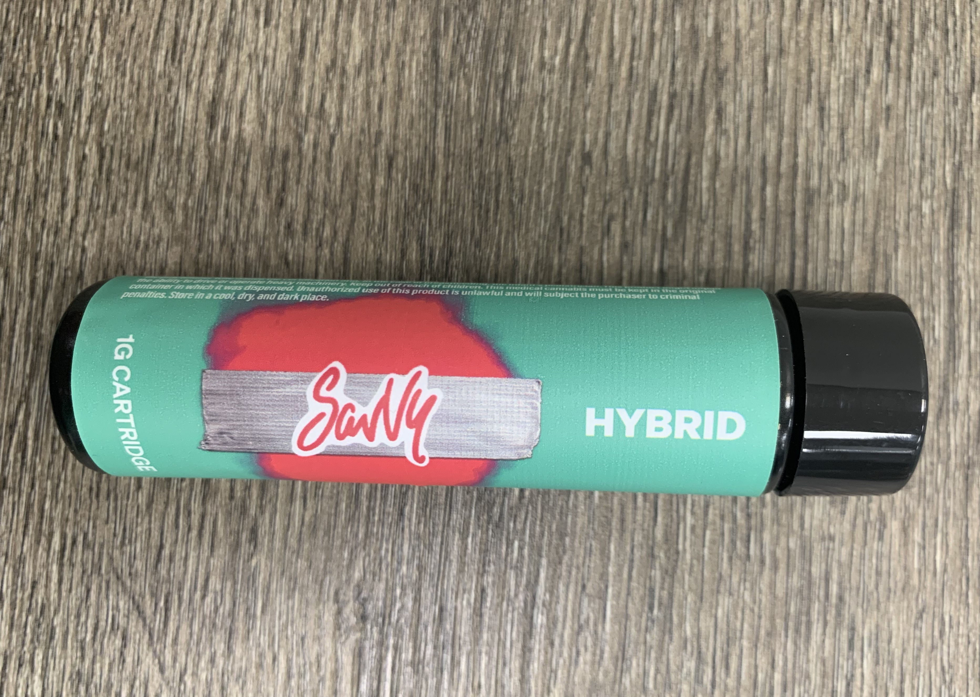 Photograph of product: Savvy | Banana Sherbz 1g cart | Hybrid